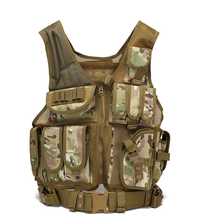 Can Hold Water Bag Multi-functional Combination Extended Vest CS Camouflage Outdoor Tactical Net Vest