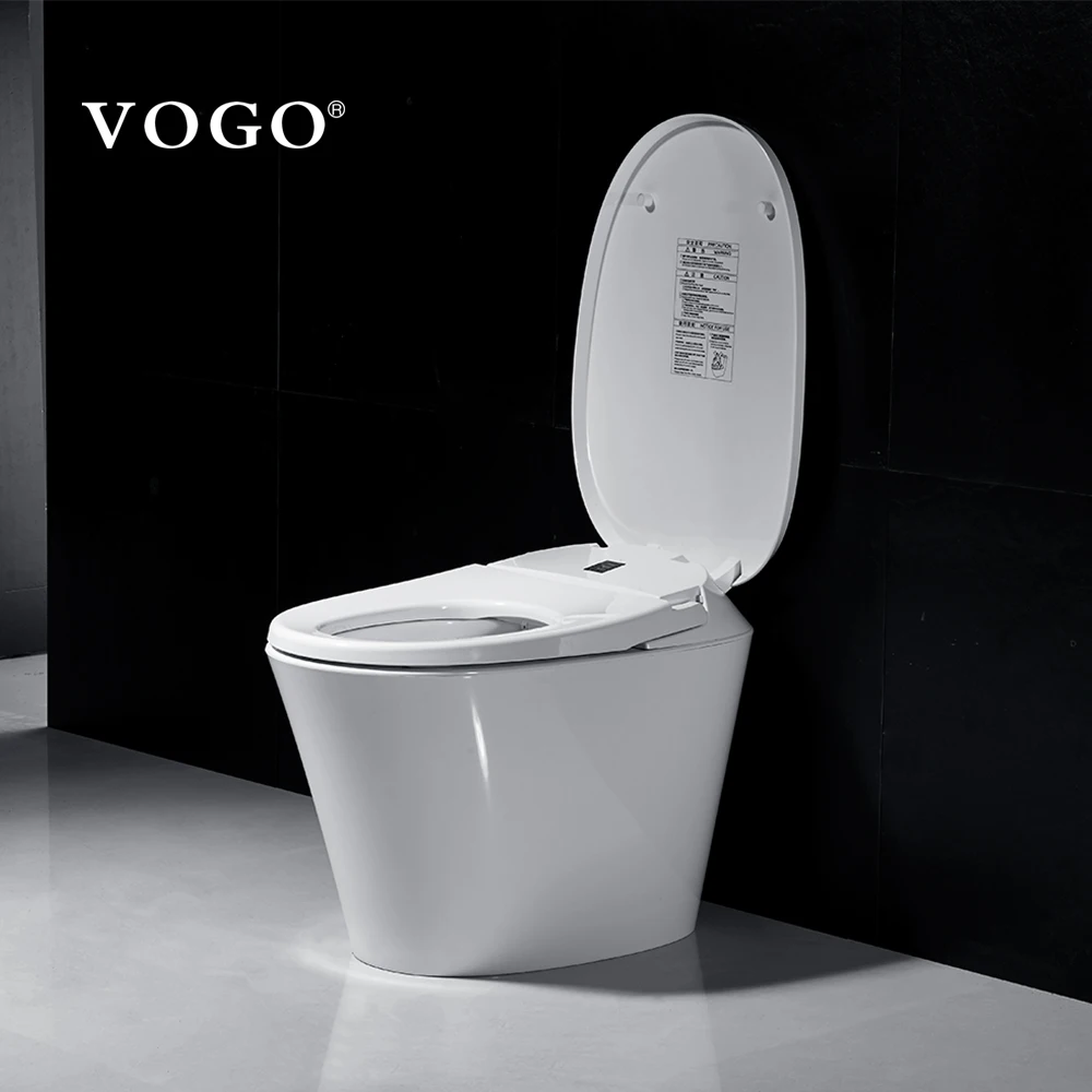 Auto Lid Automatic Water Spray Smart Hygiene Toilet With Sensor Seat