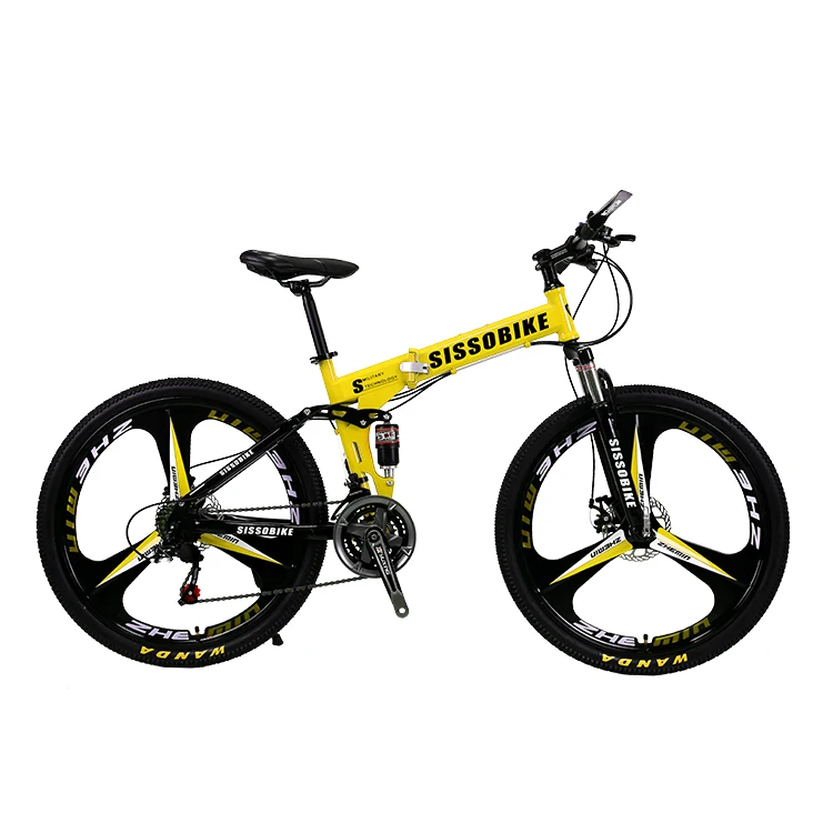 China mtb mountain bike 24 speed double disc brake full suspension mountain bike bicycle folding