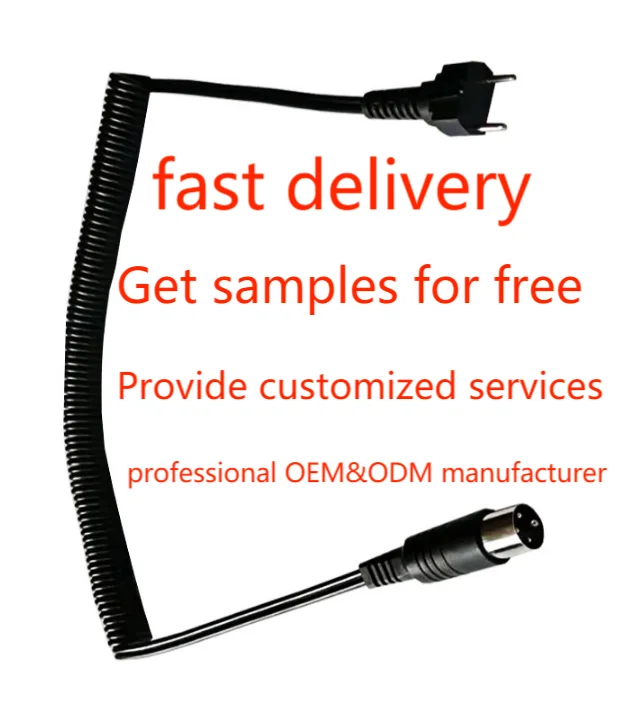 Искусственная 2 ядра Стоматологическая шлифовальная машина проволока медная фольга проводное соединение с эффектом рогатки, кабель пружинный спиральный кабель