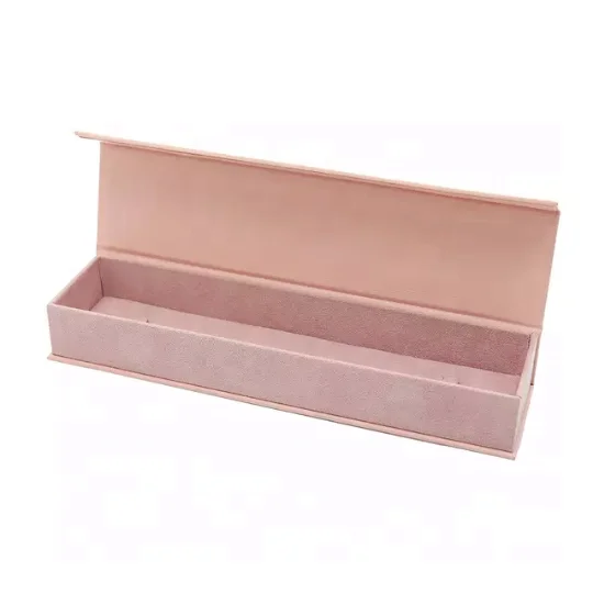 Nice pink box jewelry with magnetic and pouches inside
