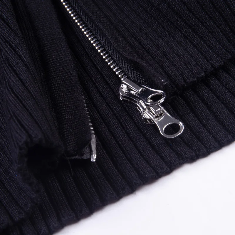 Осенне-зимние женские сапоги с длинными рукавами жаккардовая вязаная одежда укороченный Топ свитер шерстяная фуфайка