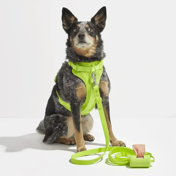 Muker Neoprene Soft Pet dog harness set multiple durable nylon webbing dog vest adjustable pet jacket wholesale