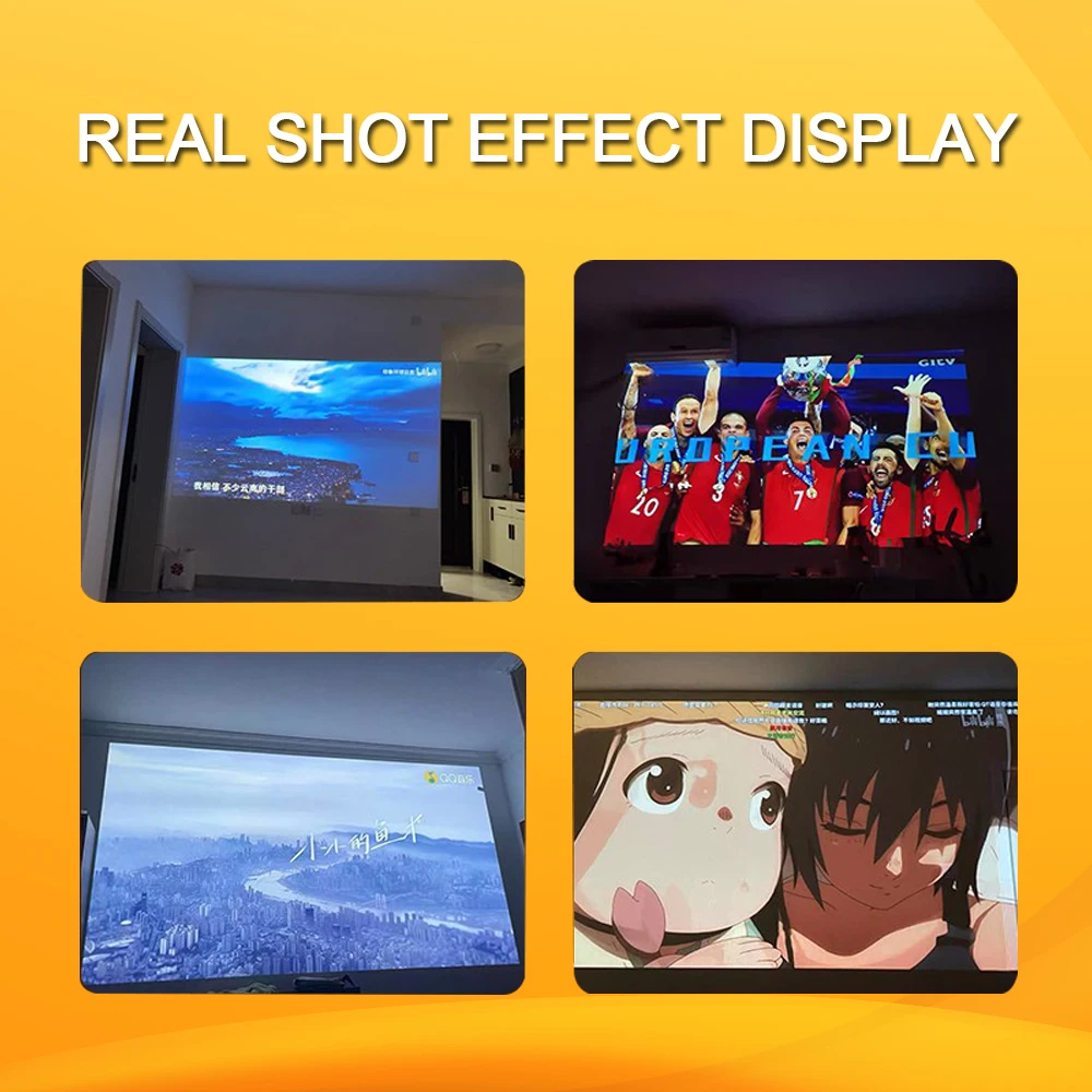 ZAOLIGHTEC Portable 5G WIFI Projector Mini Smart Support 1080P Full HD Movie S10 Projector LED Home Theater Projector