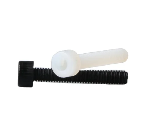 M2 M3 M4 M5 M6  flat pan head white black nylon plastic screw