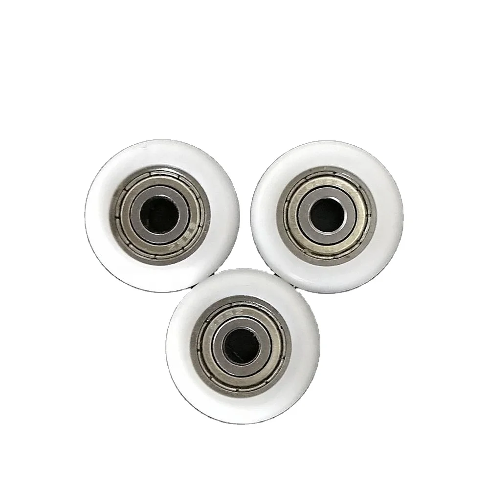 Factory High Precision Bore 6mm 626ZZ Plastic Coated Sliding Door Round Wheel Bearings 6mm 35mm 11mm