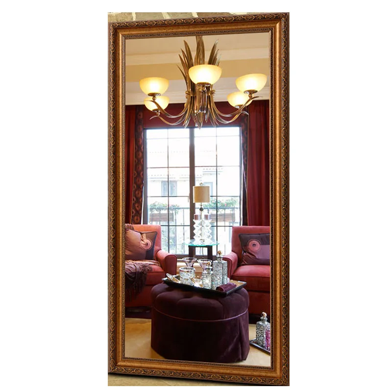 
Top selling large antique glod mirror for living room 