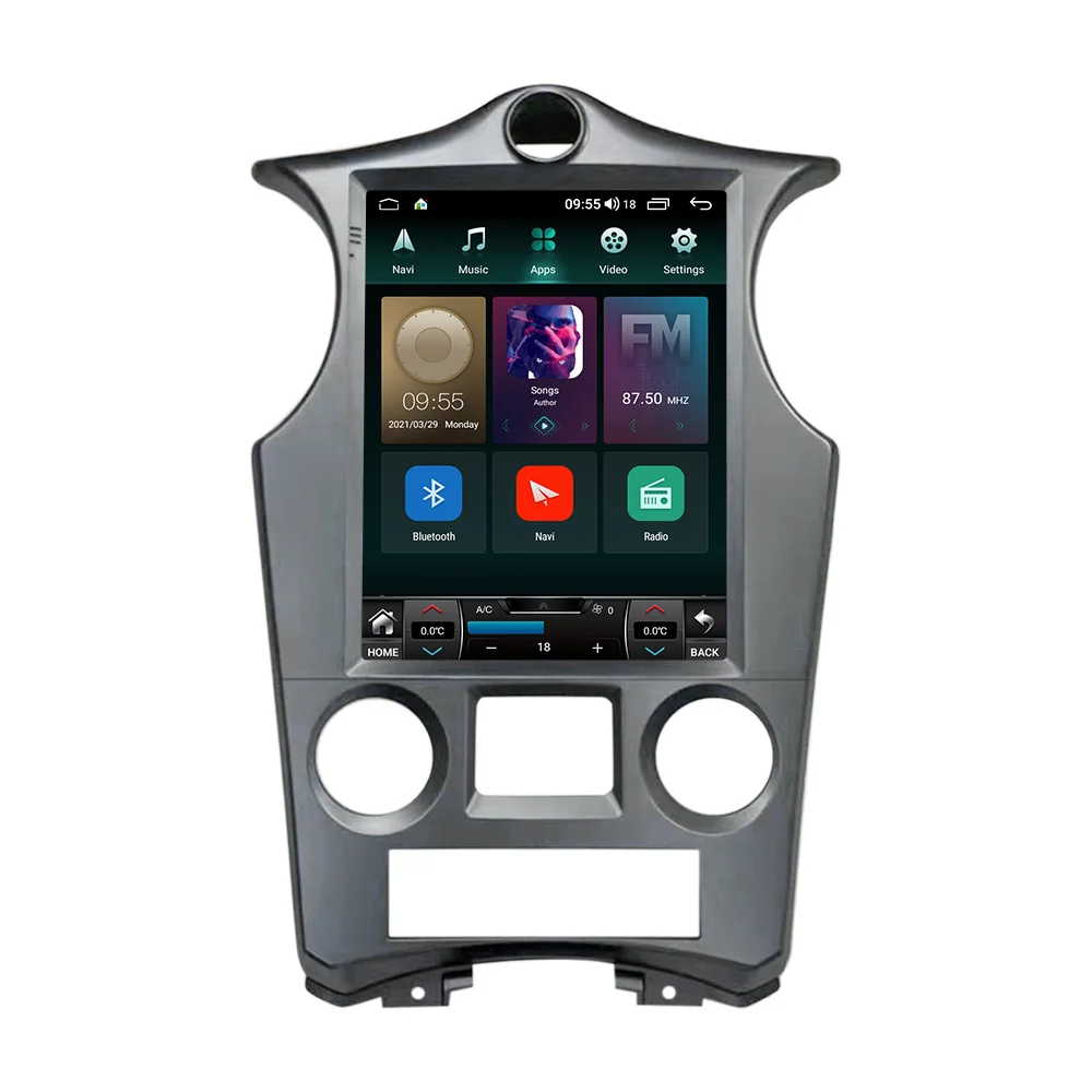 Mekede Vertical Screen Android Car Player For KIA Carens 2007-2011 IPS DSP 4G LTE Car Video Auto Radio