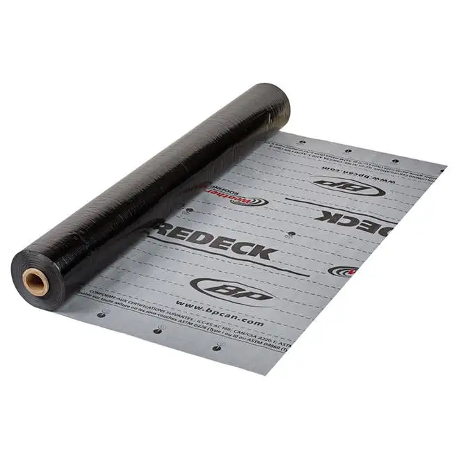 Custom print Waterproof roll membrane synthetic roofing underlayment U.S. local warehouse delivery