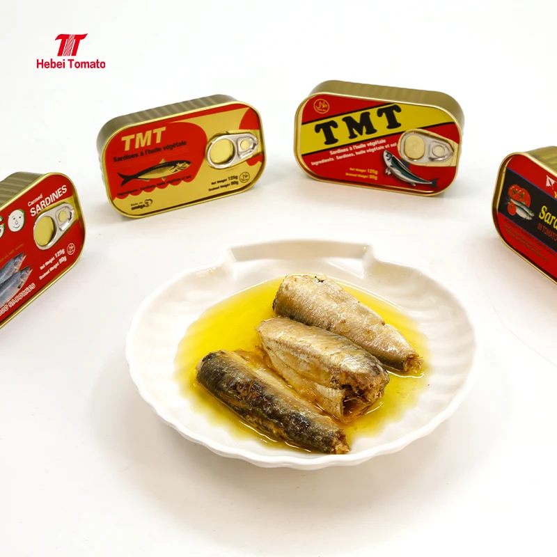 Canned Fish Fresh Seafood Mackerel in Vegetable Oil/Brine Water/Tomato Sauce with Halal Certificate