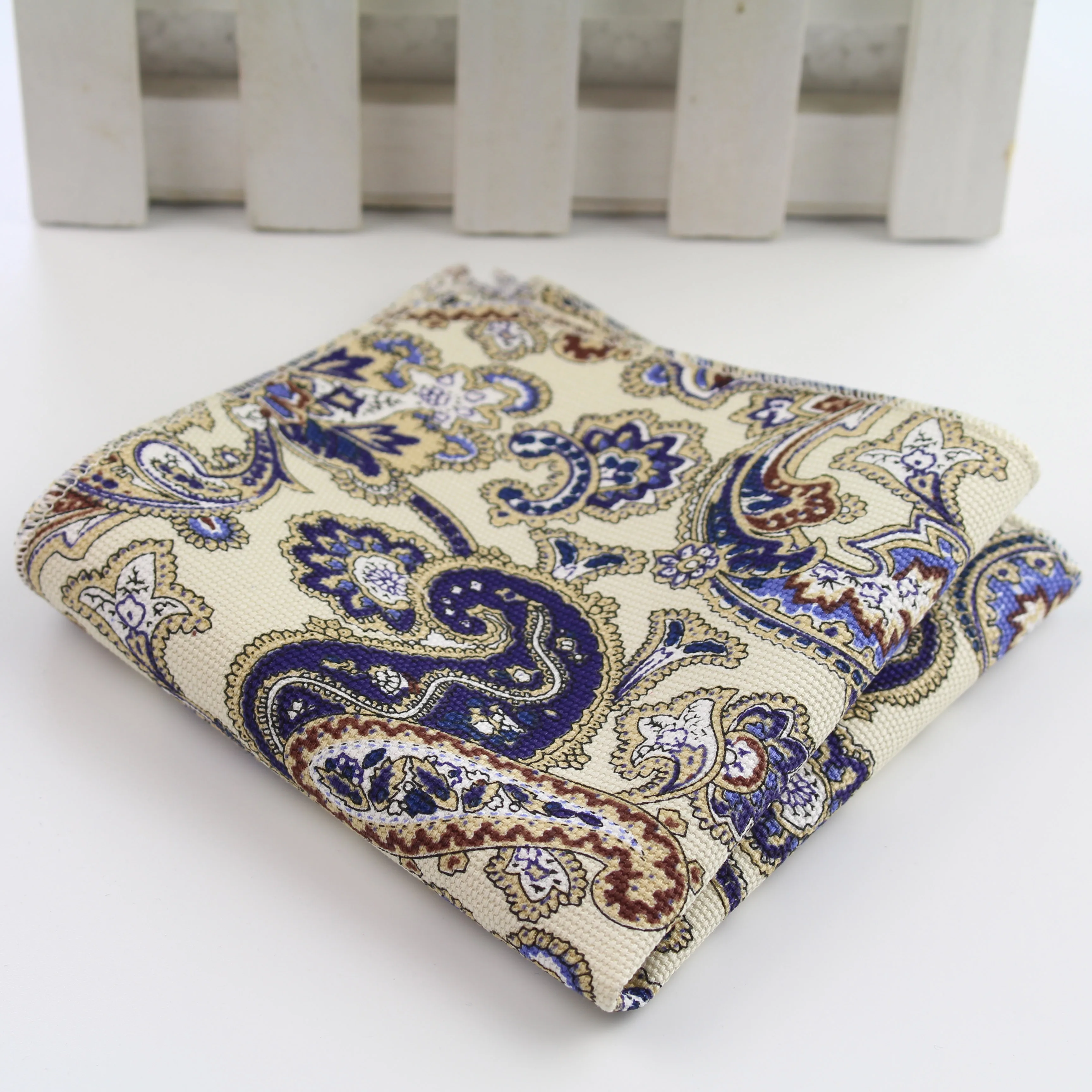 Мужской Хлопковый льняной носовой платок в винтажном стиле с цветочным рисунком, розами, Пейсли, Карманный платок, 22*22 см, повседневное полотенце