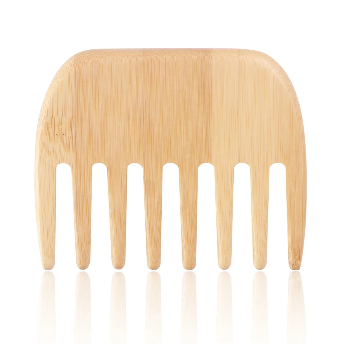 Amazon Hot Small Travel Purse Hair Detangling Comb Pocket Wide Tooth Comb Beard Comb