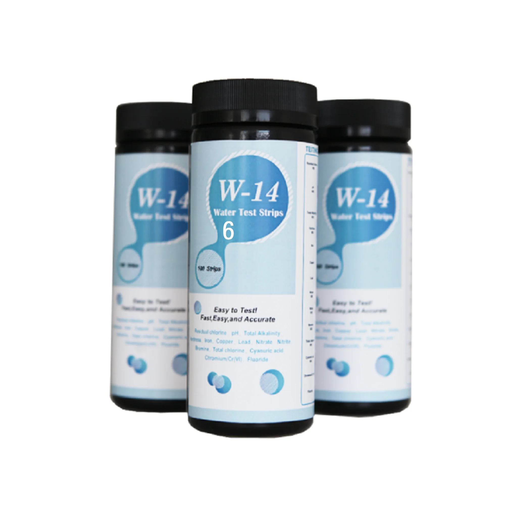 Factory wholesale 14 in 1  water test strips for drinking water quality testing