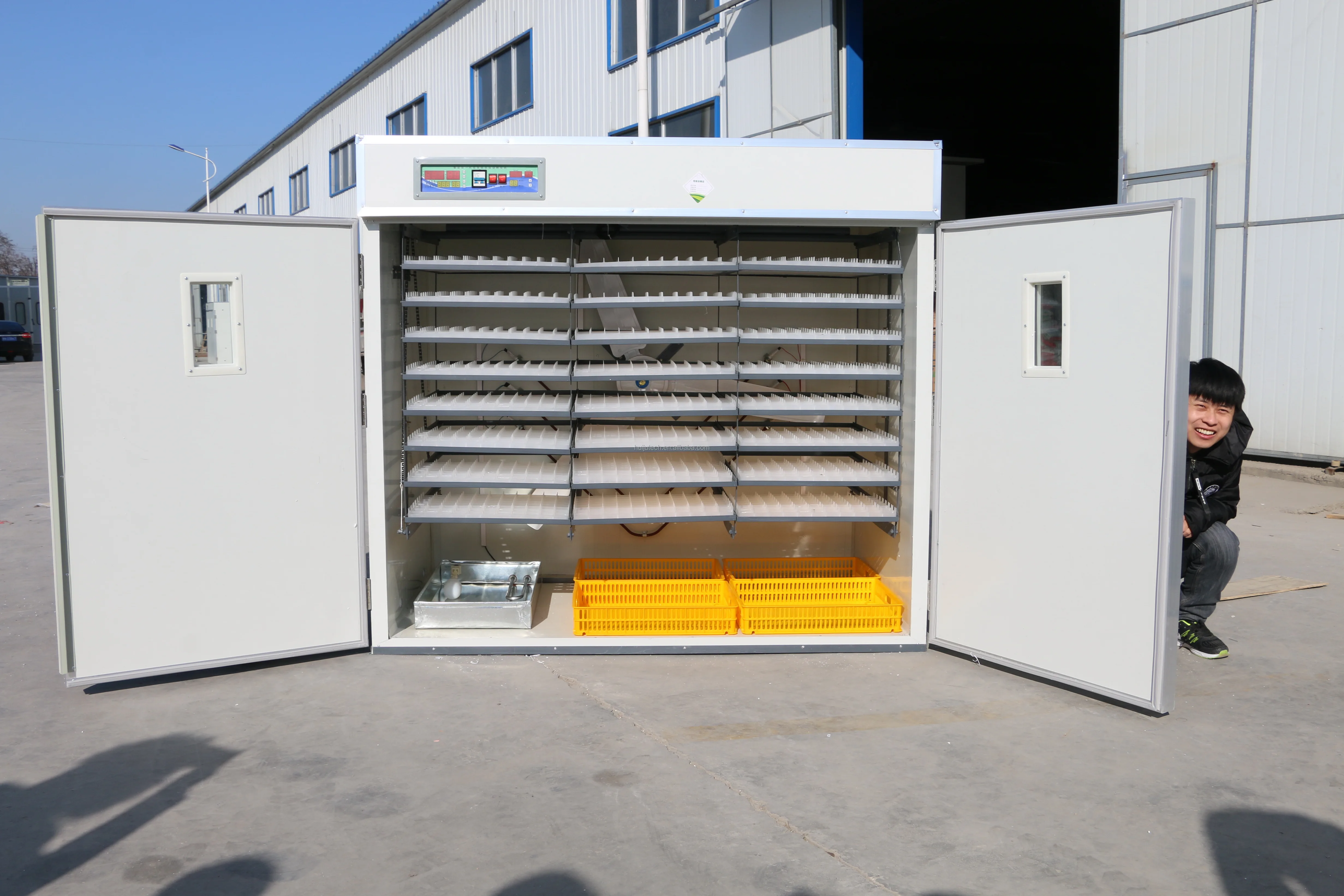4224 chicken egg incubator with 48 trays for sale HJ-IH4224 automatic incubator for hatching quail pigeon duck eggs