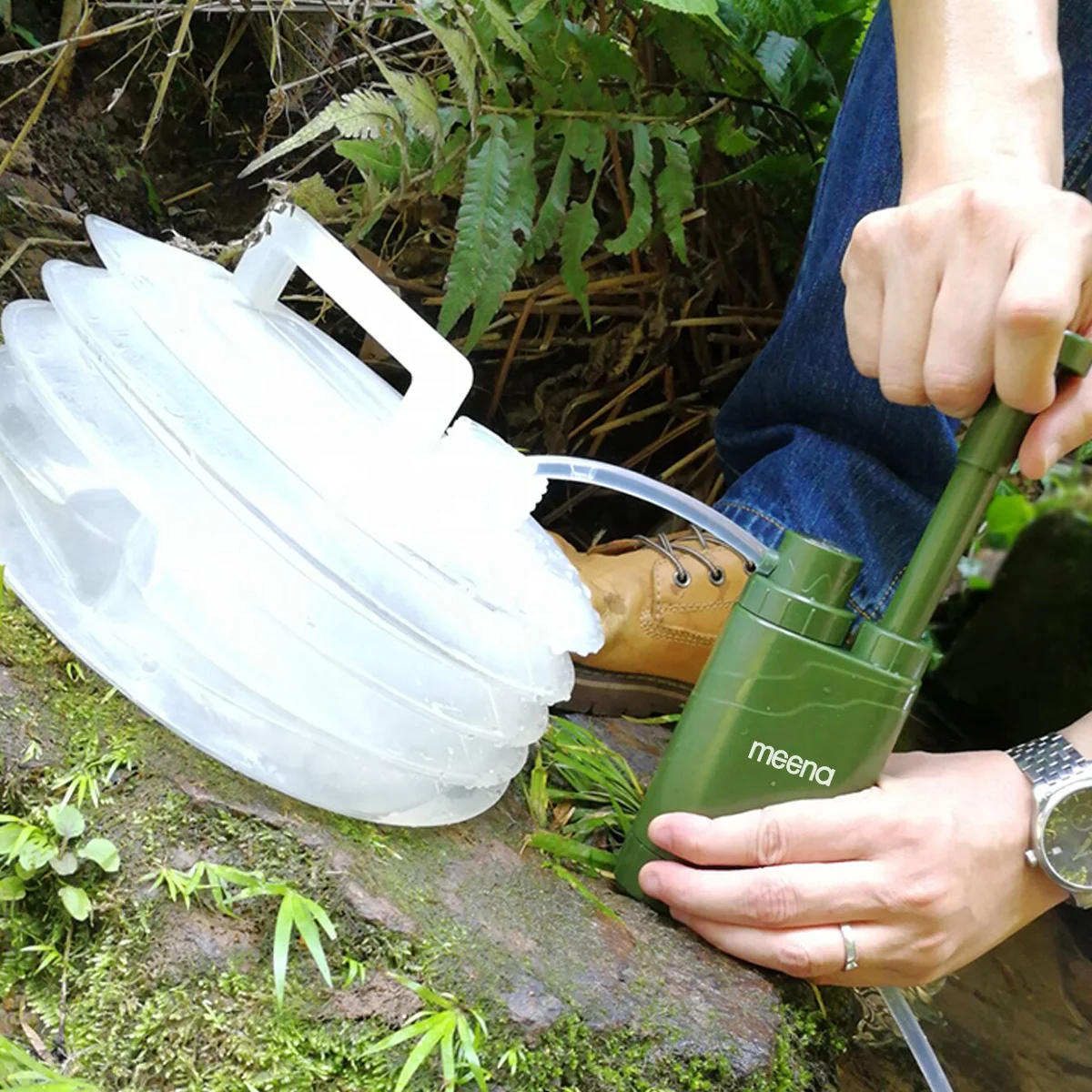 Outdoor water purifier personal exploration direct drinking filter drinking water portable field emergency survival equipment