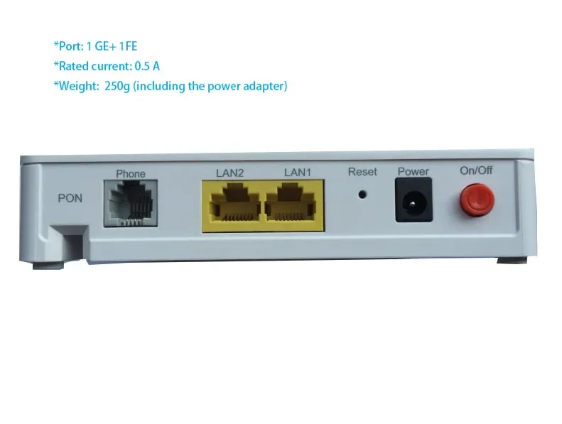 ZTE F612 FTTH GPON optical network terminal (ONT) with 1 Ge port + 1Fe port and 1pots zte f612 firmware