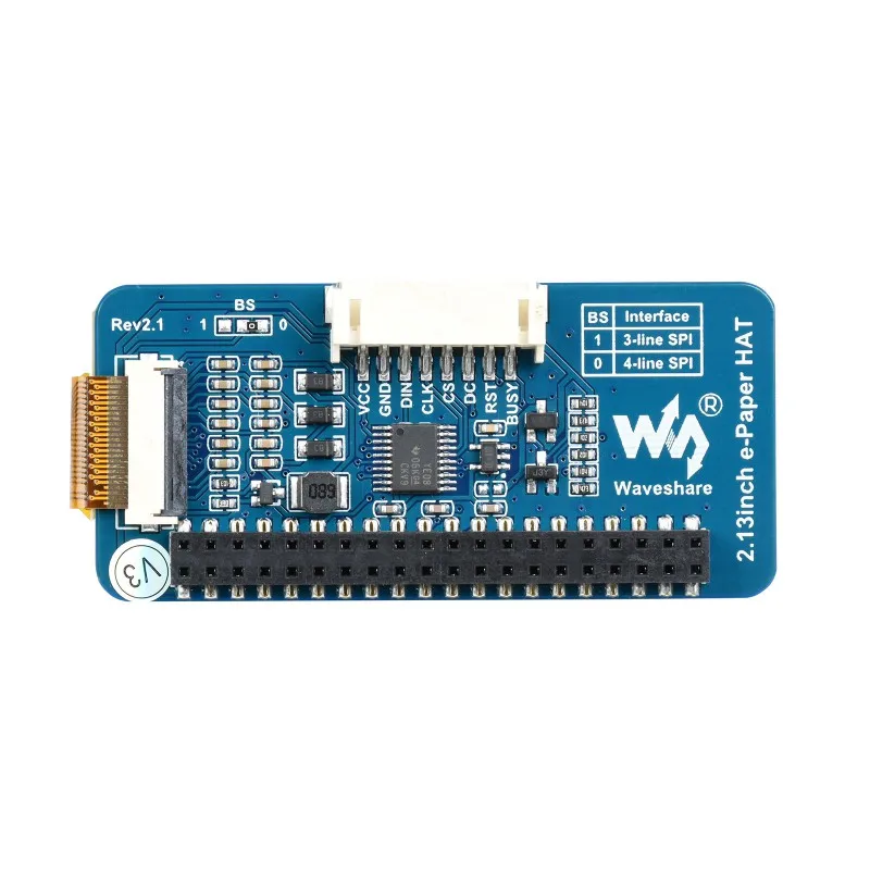 Eink электронная бумага дисплей 2 13 дюйма Smart Esl полка LabelEsl ценник для Raspberry Pi 4B/3B +/3B/3A +/Zero