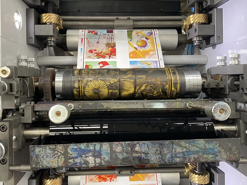 
Hot Sale 6 colors Hot Sales Aluminum foil label paper flexo printing machine 