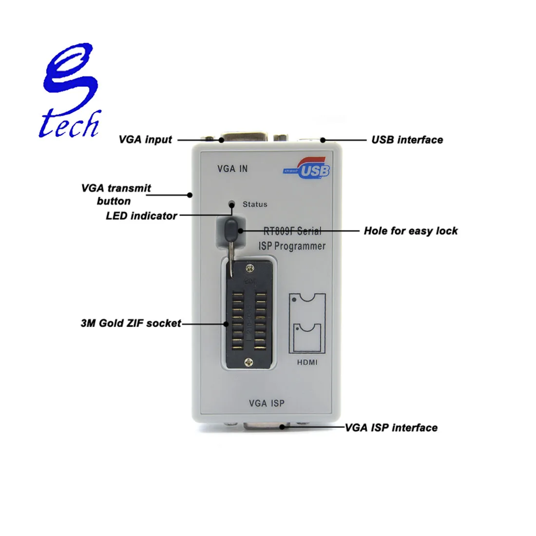 Программатор RT809F LCD ISP оригинальный переходник 8 настроек SOP8 IC клипса ЖК-ридер универсальный программатор