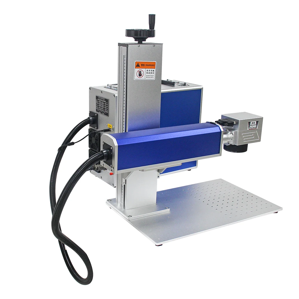 20w 30w 50 Watts Desktop Computer PC Keyboard Laptop Pad Seamless Splicing Fiber Laser Marking Machine