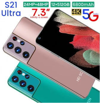 Лидер продаж 6 ГБ + 128 Гб S21 Ультра многофункциональные полноэкранные мобильные телефоны 5g мини мобильный телефон оригинальный