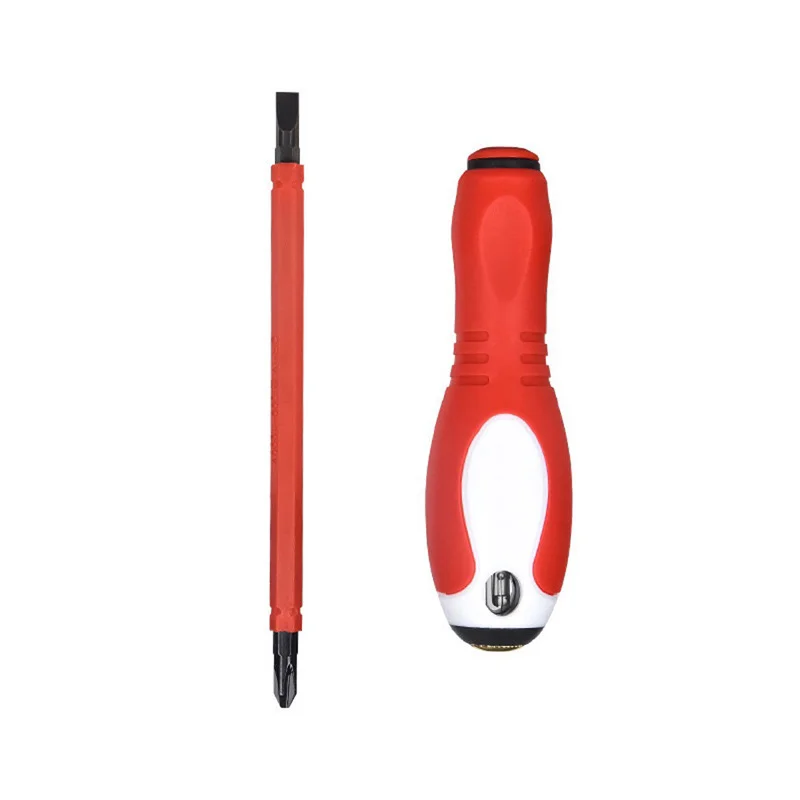 Новый Тип поперечной линии двойного назначения изолированная отвертка электрическая ручка Бытовая пробная