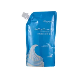 Hot Selling Oil Control Anti Acne Salicylic Acid Ultra Cleansing Whitening Shrink Pores Ice Cream Facial Mask