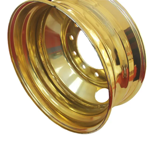 chrome steel wheels 22.5 high quality steel wheel rim 22.5 weight new passenger car wheels