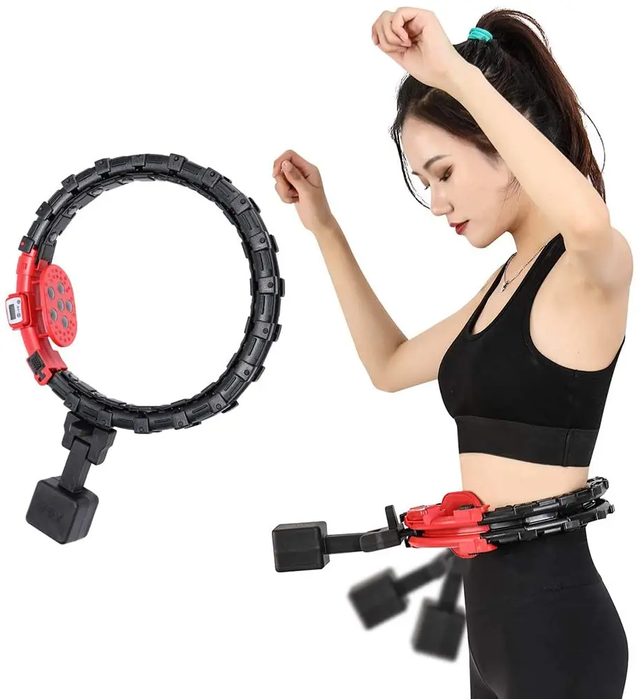 Real Loss Weight Fitness Equipment Hoola Ring hoop Digital Counting Non-Dropping Smart Magnetic Exercise Hoola Hoops