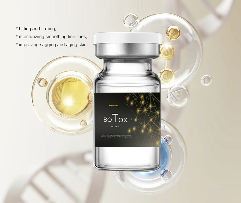 Free Private label Remove wrinkles skincare lifting Face Anti-Aging Firming Botoxin facial serum
