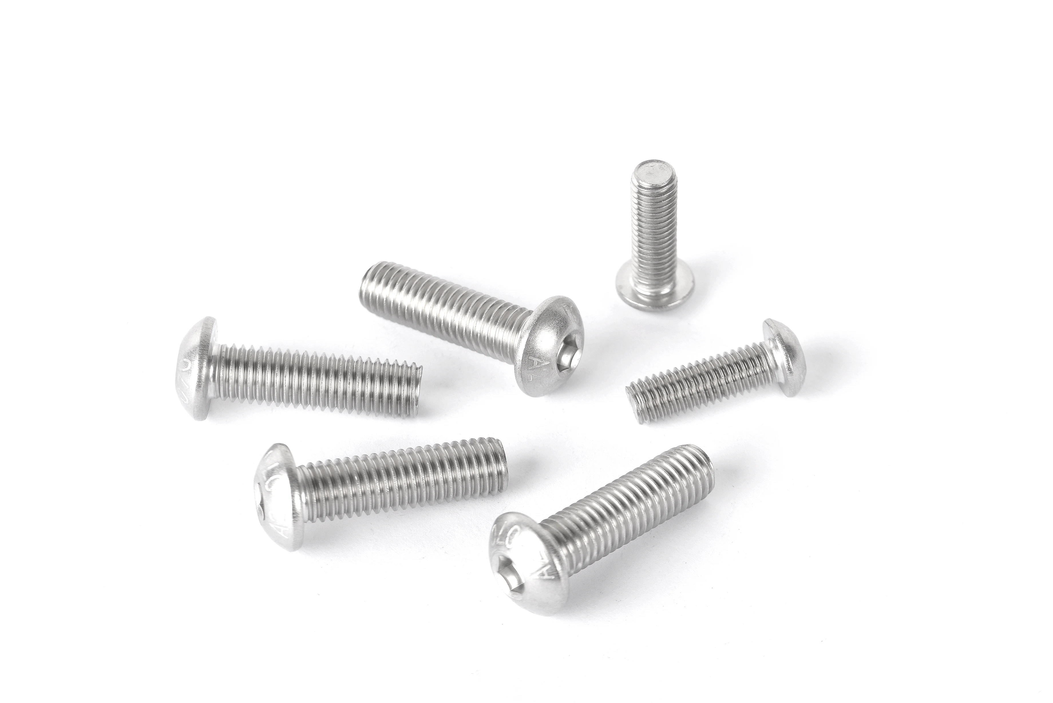 Promotion Sale ISO7380 Stainless Steel 304 Hexagon Socket Screw Button Head Zinc Plated Hex Socket Bolt