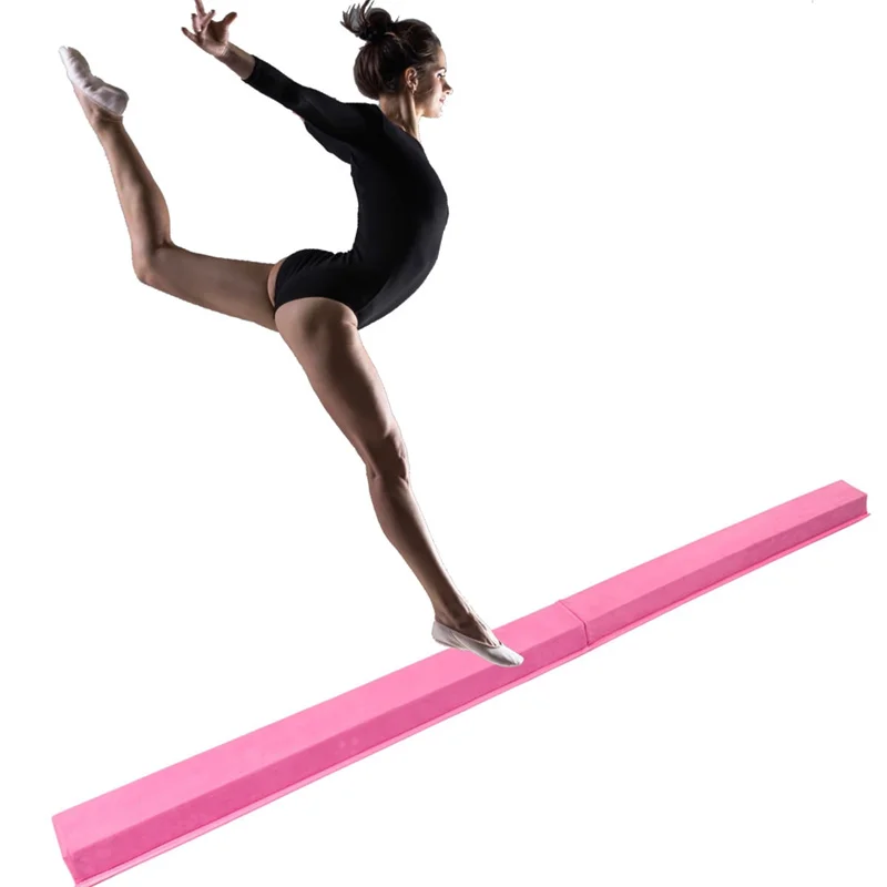 Young Gymnasts Cheerleaders Training Stability Folding Gymnastics Floor Practice Balance Beam