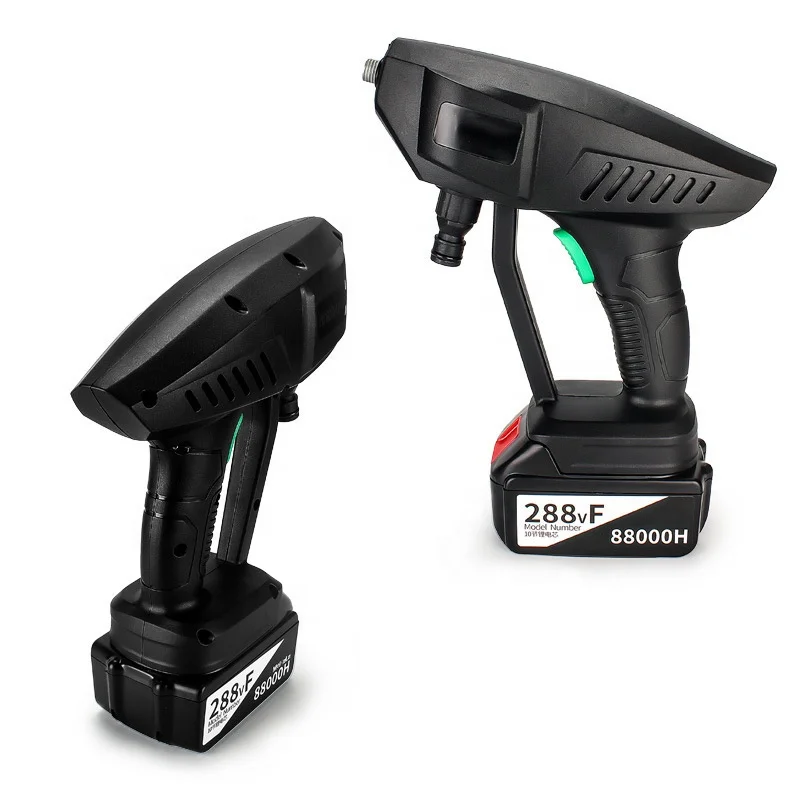 
Battery Powered Cordless Car Wash water cleaning machine gun Electric High Pressure Car Washer 