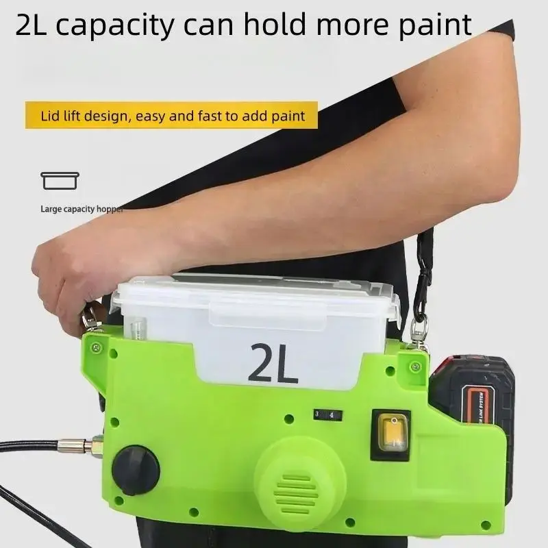 DIY Airless Paint Sprayer Automatic Mini Automatic Spray Gun Lithiumbattery Small Quick Shot Airless Paint Sprayer