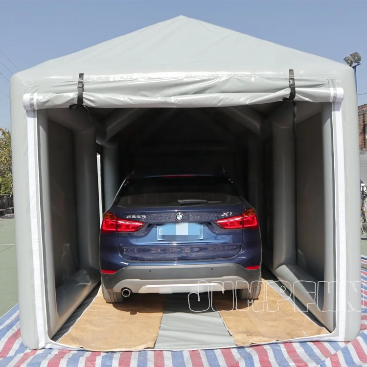  20ft x 10ft воздухонепроницаемый надувной гараж с вентилятором воздушного фильтра карсарай структура воздуха навес лучшее качество из Китая