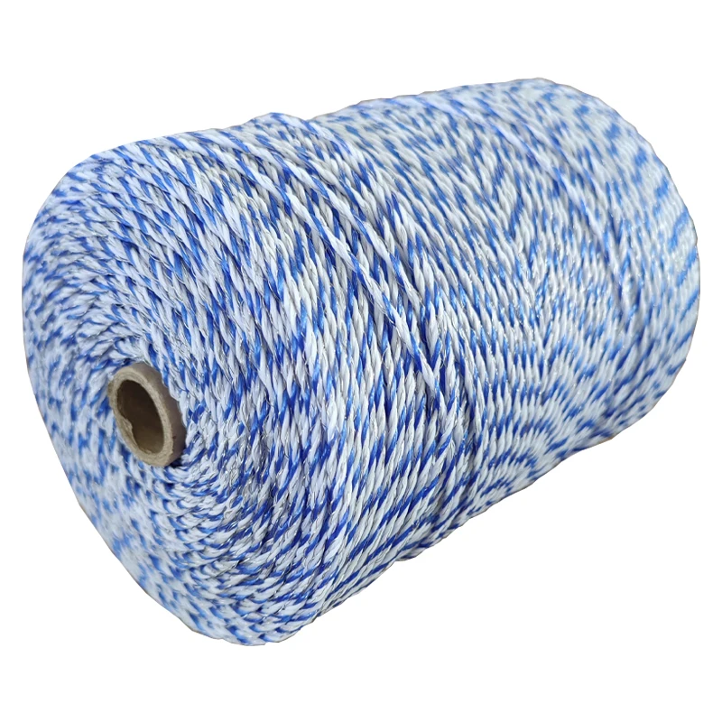 Portable Electric Fence Line 500m Livestock Breeding Fence Farm  Wire Stainless Steel Conductive Rope