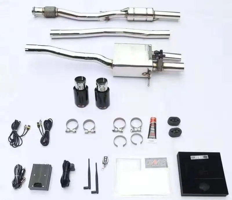 Hot style active sound muffler tip  with remote control exhaust system For kia K3