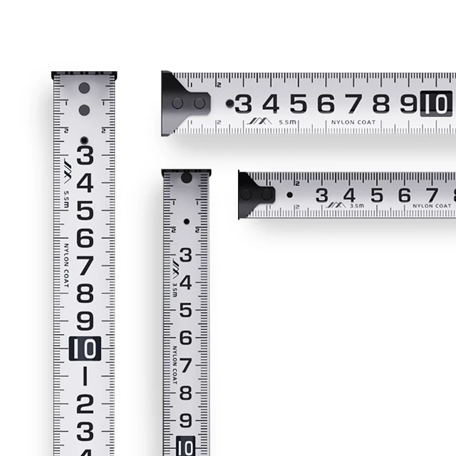 JIMIHOME 3.5M Double Sided Nylon Coating Large Different Measuring Steel Meter Tape Measure