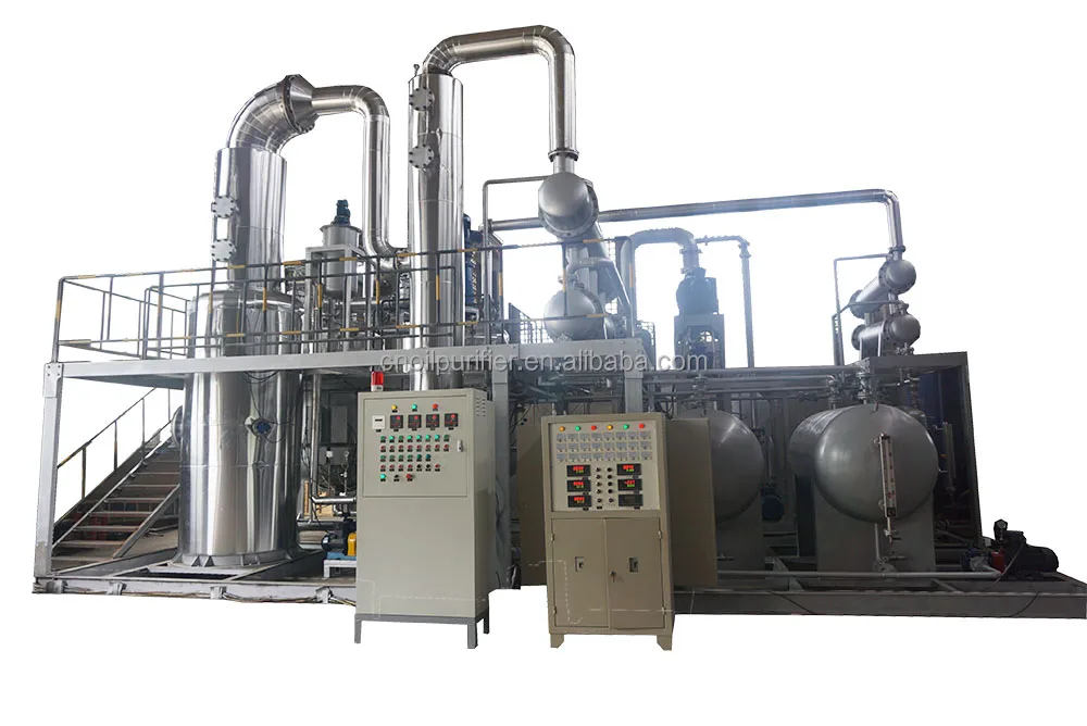 waste pyrolysis oil engine oil recycling to diesel machine used motor oil to diesel equipment