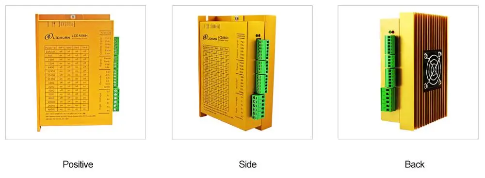 Nema 24 4Nm Closed Loop Stepper Motor Kits 2 Phase Nema24 Servo Motor LC60H2127 +driver LCDA86H DC48V 7A