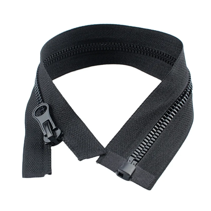 
custom 3# 5# 7# 8# 1auto-lock close-end slider resin zipper for bedding bag sofa backpack bags garment 