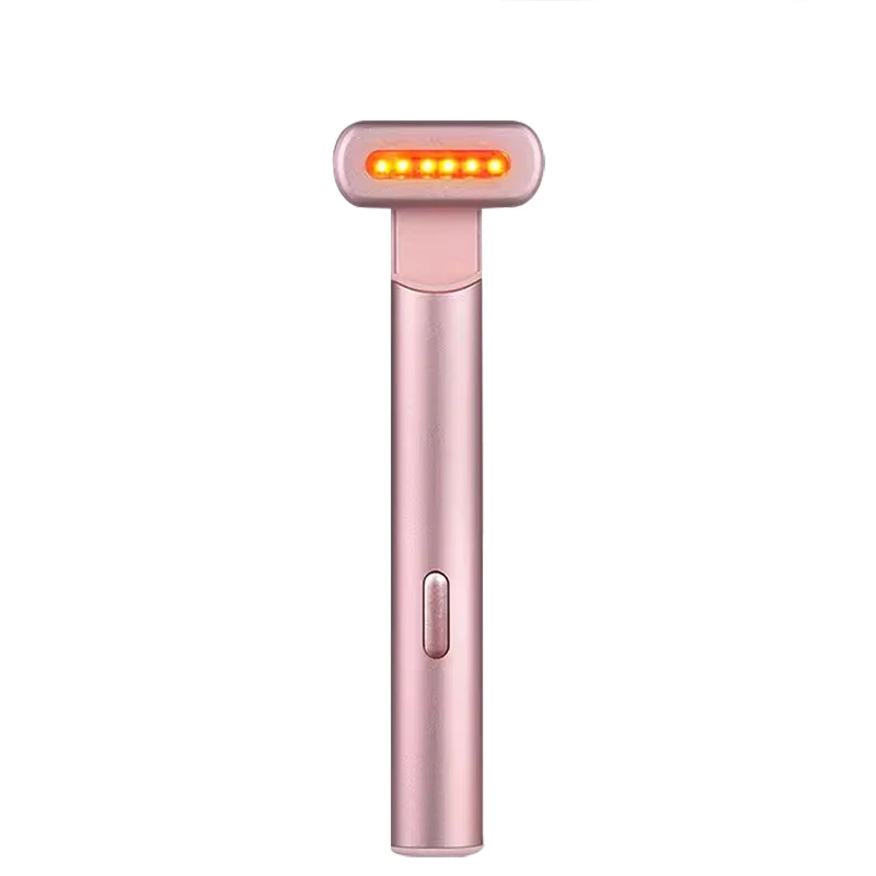 High-efficiency Facial Wand Red Light Mini Eye Massager Pen EMS Red Light Therapy Wand