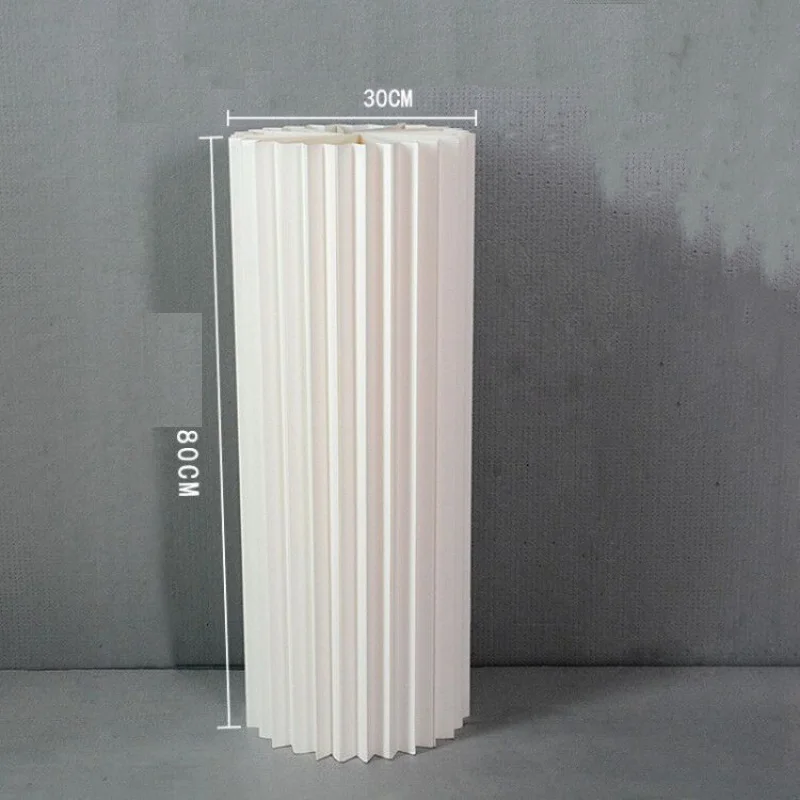 Customized Wholesale Paper Handicrafts Round Table Wedding Flower Racks Decorative Roman Pillar