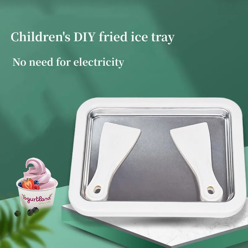 DIY Frozen Yogurt Stainless Steel mini fried yogurt machine maker Ice Cream Maker