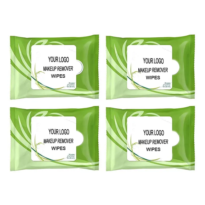 Oem Odm Private Label Daily Facial Deep Cleansing Makeup Remover Pads Wet Wipes For Skin Care