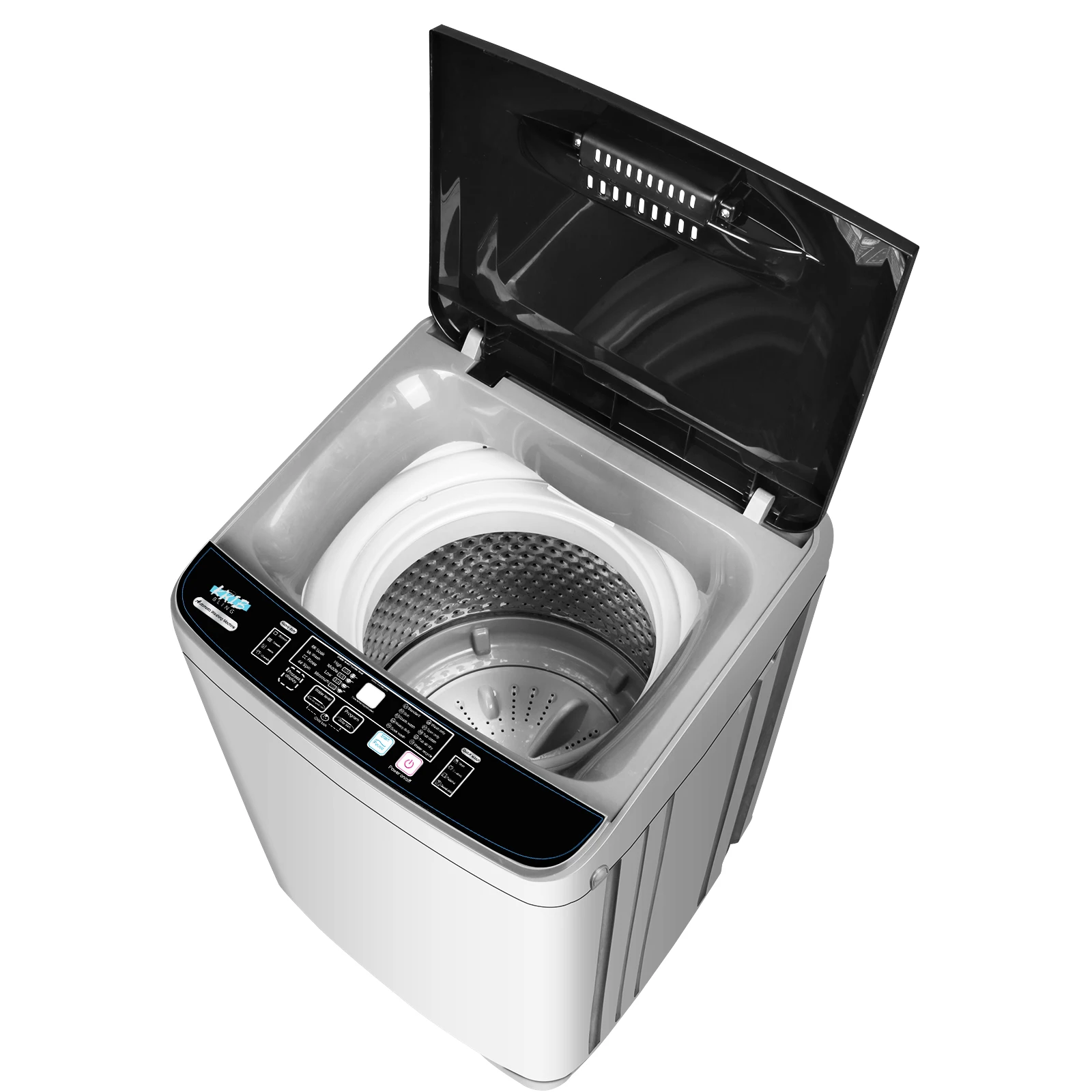 6kg 7kg 8kg 9kg Full-automatic portable washing machine with top loading single barrel fully auto washing machine drum dryer