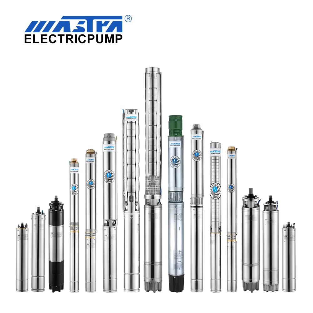 MASTRA stainless steel centrifugal borehole pumps manufacturers German Italian Japanese Russian submersible water pump