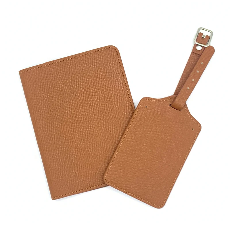 2023 ECO New Passport Holder Cover PU Leather Travel Wallet Case Organizer Passport Sets for Gift