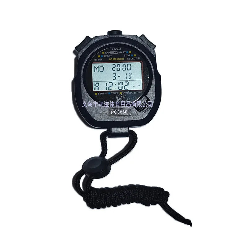 PC stopwatch running timer double row 10 three row 30 60 track professional track and field running stopwatch
