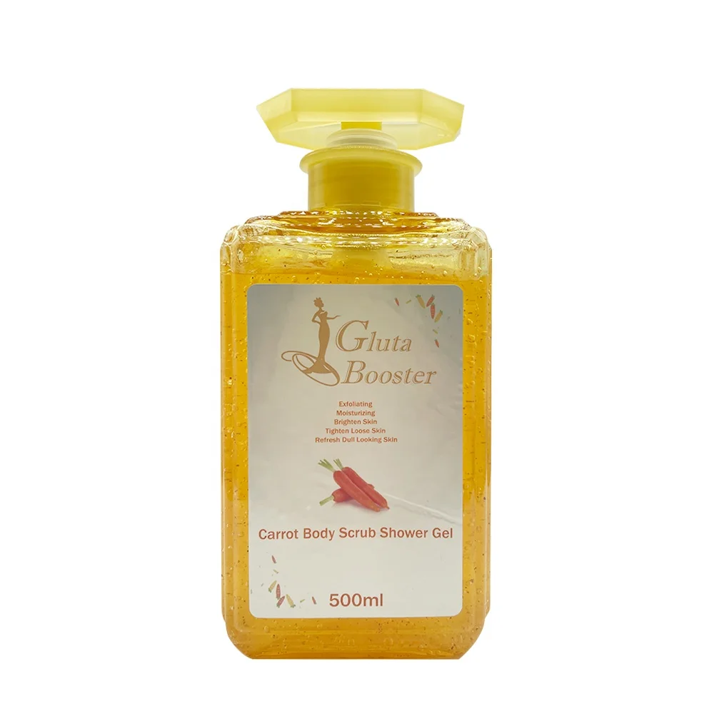 Gluta усилитель глубокое увлажнение ультра увлажняющий свечение интенсивный тонизирующий Осветляющий гель для душа природа блеск отбеливание морковь